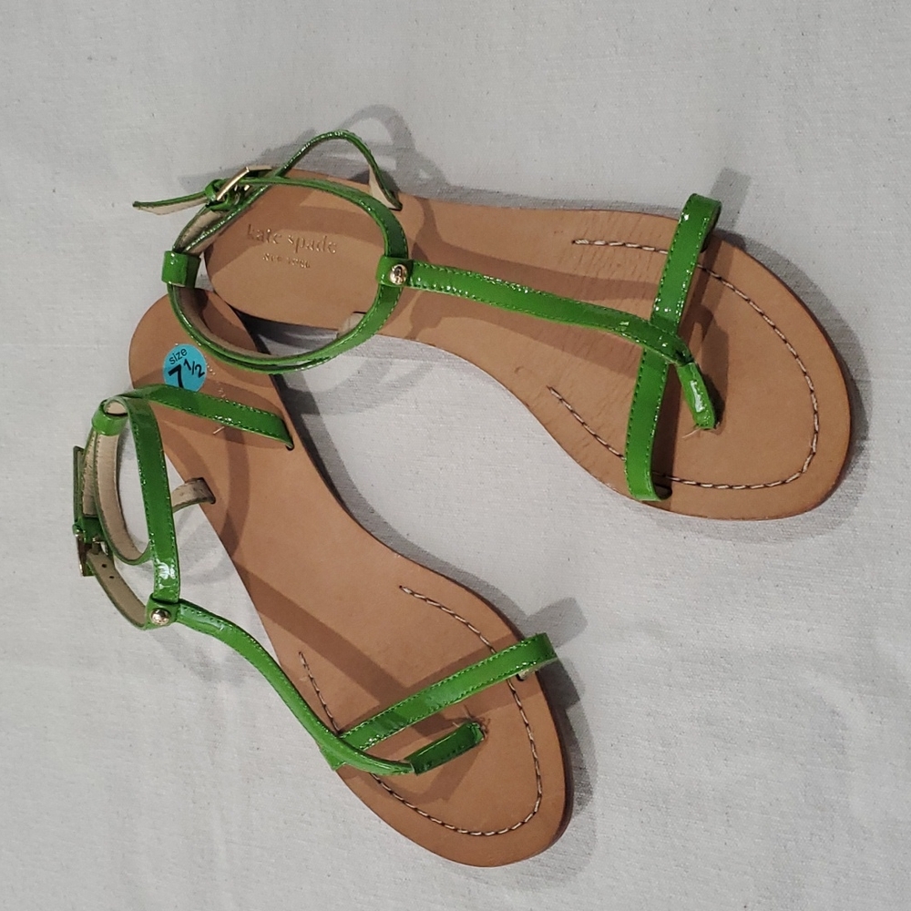 Kate Spade green sandals